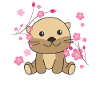 Otter cute animals for kids kawaii