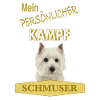 Persönlicher Kampfschmuser - Westi