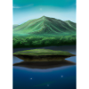 Flying Island Outer Space