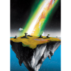 Flying Island Outer Space