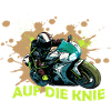 Motorcycle on your knees
