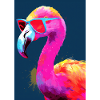 Flamingo With Sunglasses