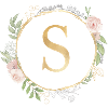 Customizable Monogram S Floral