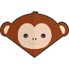 Cute Simple Monkey