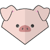 Cute Simple Pig