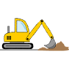 Bagger Design/ Baustelle