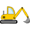 Bagger Design/ Baustelle