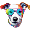Toto the bespectacled dog