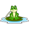 Frog Water Straw