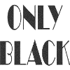 ONLY BLACK