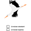 Bébé, naissance, cigogne, livraison