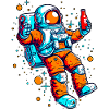 Space Chill Astronaut