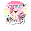 Kawaii Gothique Ours Pastel Goth gothique
