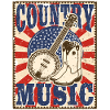 Country Music Gitarr Cowboy Stövlar Banja Ukulele