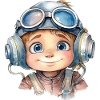 Dessin pilote à l’aquarelle