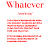 Whatever definition English
