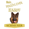Persönlicher Kampfschmuser - Deutscher Schäferhund