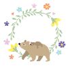 Bear wreath