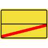 Planko town sign