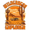 WILDERNESS EXPLORER Retro style