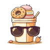 Coffee Mug Sunglasses Topping