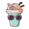 Coffee Mug Sunglasses Topping