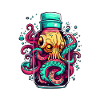 Octopus Tattoo Drawing