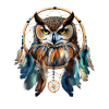 Eule Traumfänger Vogel Federn