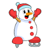 Snowman patins à glace