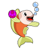 Fish Handball Player Handball