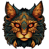 Mythical Cat - Imprimé T-shirt Unique