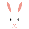 White female rabbit