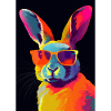 Rabbit with Sunglasses