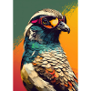 Quail with Sunglasses