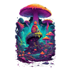 Mushroom Jungle Fantasy World