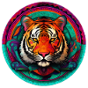 Tiger Mandala Harmony