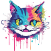 Crazy Colour Cat