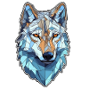 Geometric Frost Wolf