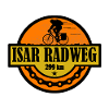 Isar Radweg Sticker