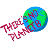 Planet Erde - Klimaschutz Slogan