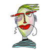 comic art portrait