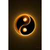 Yin Yang orange 2