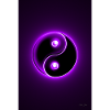 Yin Yang purple 2