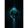 Yin Yang cyan 1