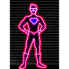 Superhelden Neon