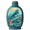 Ocean Bottle Drawing