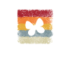 Schmetterling Retro