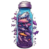 Fish Bottle Drawing