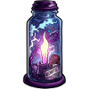 Mystic Candle Bottle Drawing