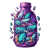 Fish Bottle Drawing
